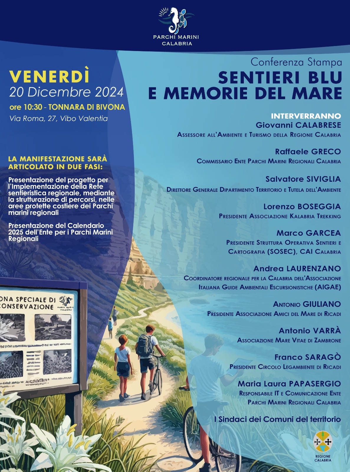 Conferenza Stampa Rete Sentieristica Calabria_Sentieri Blu EPMR